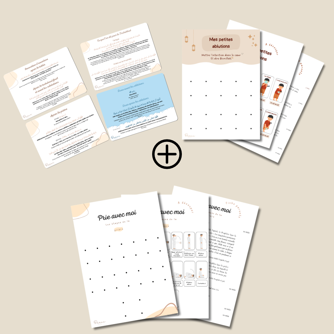 Pack prière et ablutions - Garçon