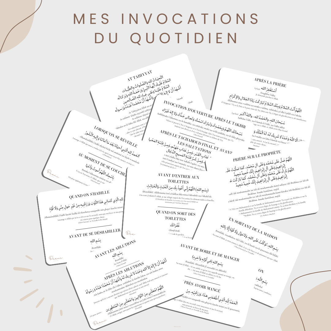 Mes invocations du quotidien